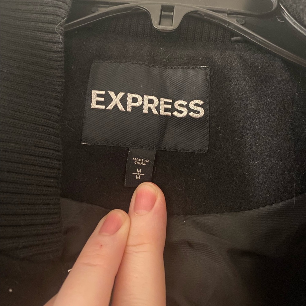 Express Hooded Wool Blend Coat - Picture 8 of 9